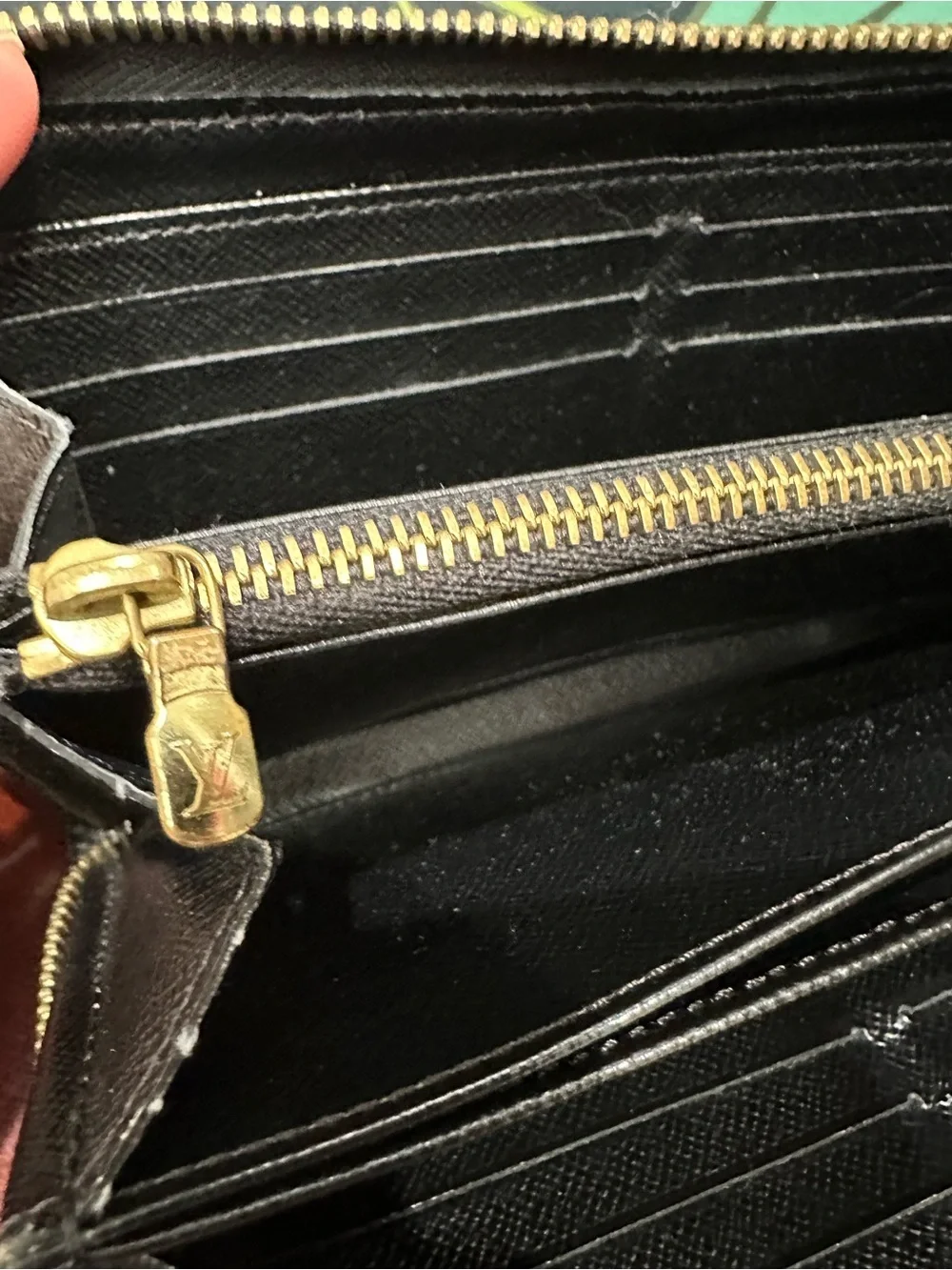 Louis Vuitton M62296 Epi Blooming Flowers Zippy Wallet Black